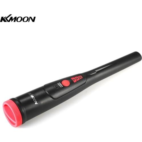 KKmoon Metal Detector Portable Treasure Hunting Tool Buzzer Vibration with Belt Holster and LED Indicators