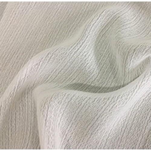 Fashion 100% pure Mulberry cotton Georgette Silk cotton Georgette fabric wide silk scarf Mulberry B34