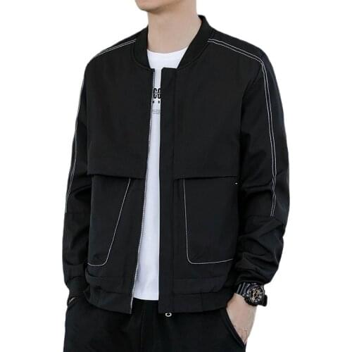 Mens Denim Jacket,Jean Jacket,FAll And Winter Mens Jacket, Solid Color, Round Collar, Zipper Door Guard,Baseball Uniform,M-4XL