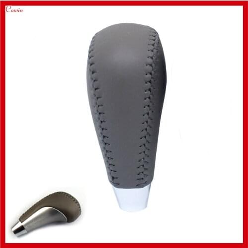 New Gray Leather Automatic Transmission Gear Shift Knob For Hyundai Ix35 Gear Head