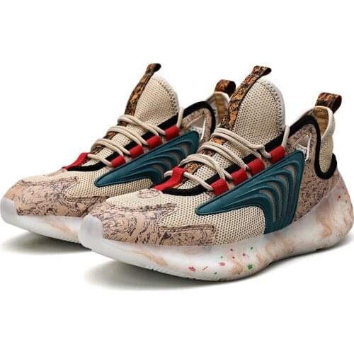 New Fashion Classic Men Sneakers Breathable Running Shoes for Men Graffiti Sport Shoes Outdoor Cushion Walking Jogging Shoes