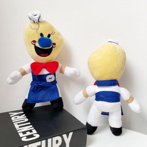 25cm Ice Scream Rod Plush Toy Stuffed Soft Toys Hot Game Cartoon Dolls Horror Game Character Gift For Kids