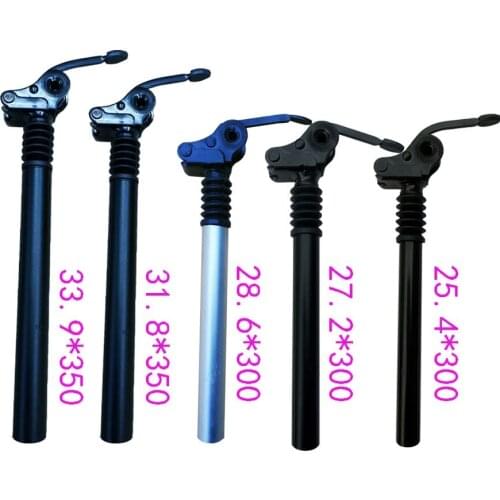 E-Bike Electric Folding Bike Shock Absorber Seat Post Alloy 25.4mm 27.2mm 28.6mm 31.8mm 33.9mm 34mm Folding Flipped Seat Post