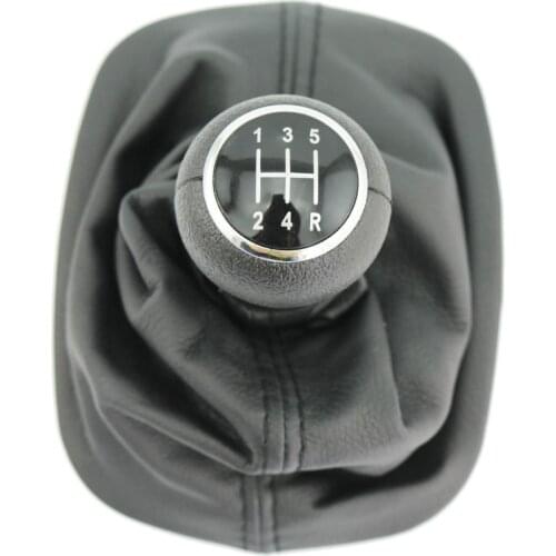 New 5 Speed Gear Shift Knob With Boot For VW Passat B5 1996 1997 1998 1999 2000