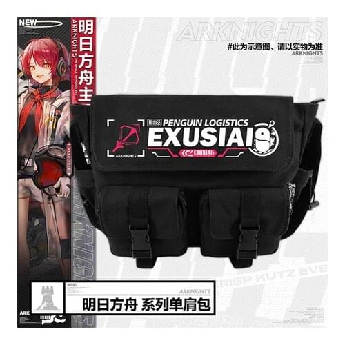 Game Arknights Mudrock Amiya Lappland Rosmontis Harajuku Satchel Shoulder Bag Fashion Cosplay Student Schoolbag Messenger Bags