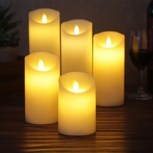 Led candle made by paraffin wax,flameless led wax candle for Christmas Decorative,Home Room,Wedding Decoration