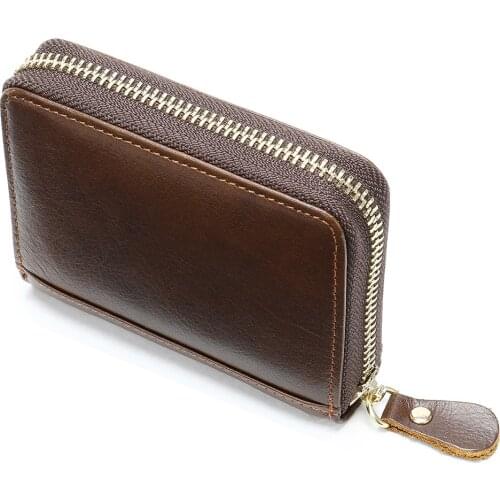 MVA Women Wallet Multifunction Cards Holders Multi-card Brand Genuine Leather Coin Purse Fashion Designer Zipper Pocket Wallets