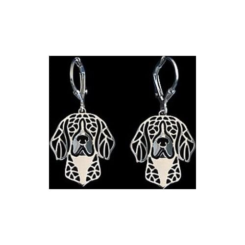 2016 Fashion Style Handmade Cartoon Animal beagle Stud Earring jewelry golden color plated mini dog Earing12pair/lot