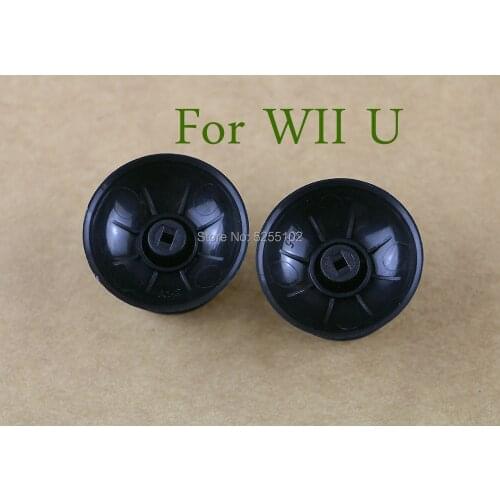 3pcs/lot For WiiU small Hole Black 3D Analog Thumb stick Plastic Rocker Joystick Grip Cap Shell Caps For Wii U Controller