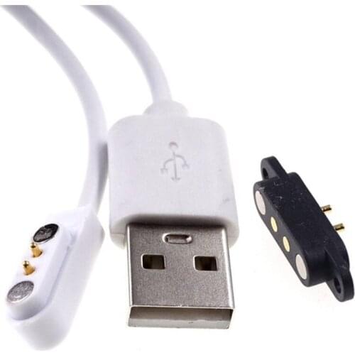 50Sets Magnetic usb charging cable Male Female Pogo Pin connector 2Position Power Data Magnets contact Pad PCB Solder2.8MM Pitch