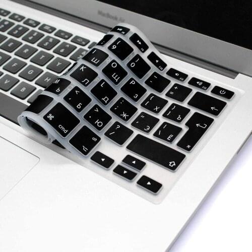 For Macbook Air 13 Keyboard Cover with Russian Letters for Mac Book Pro 13 15 Magic 1st Gen Silicone Keyboard Skin Protector