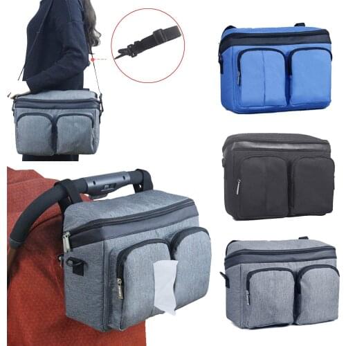 Baby Nappy Bag Accessories For Stroller Organizer Mom Baby Wheelchair Bags Carriage Buggy Pram Cart Bottle Yoya Storage Backpack