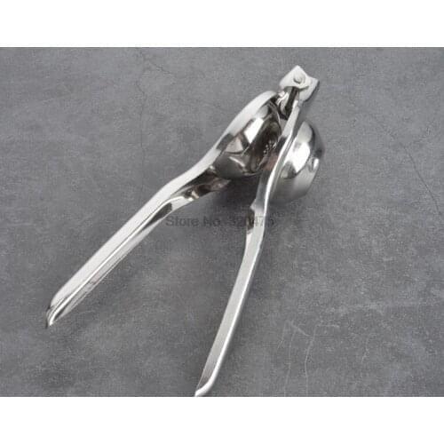 DHL 100pcs practical Kitchen Tools Lemon Squeezer Stainless Steel Orange Juicer Fruit Juice Reamers Fast Handle Press