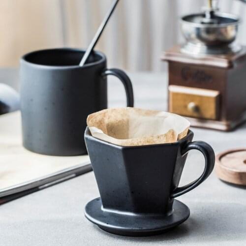 Ceramics Coffee Filter Simple Coffeeware Portafilter Dripper Coffee Machine Accessories Cafetera Caffitaly Barista Tools ED50CF