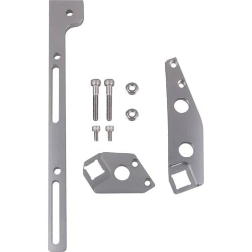 LS1 Fuel Injection Throttle Cable Bracket Set Kit Aluminum for 102mm Sheet Metal Intake Manifold