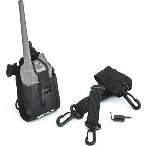 MSC-20B Multi-function Walkie Talkie Bag Nylon Holster Carry Case for Baofeng UV5R UV82 UV-9R Plus UV-B2 TYT Motorola KENWOOD