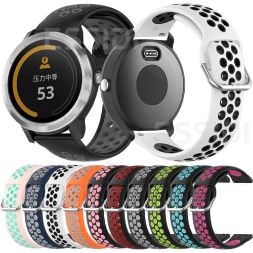 Essidi 18 20 22mm Soft Silicone Strap For Garmin Vivoactive 3 Music 4 4S Watch Bracelet Wrist Band Loop For Garmin Venu 2 2s Sq