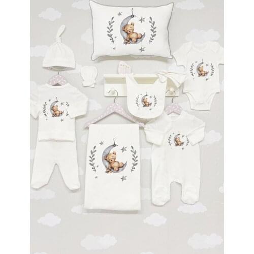 Organic 11 Track Interlock Hospital Output-For Baby Series Baby Set Lux 100 Cotton High Quality