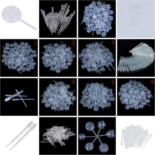 100Pcs Plastic Disposable Pipettes Squeeze Transfer Pipettes Dropper For Silicone Mold UV Epoxy Resin Craft Jewelry Making