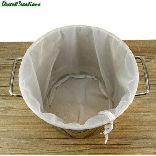 Beer Homebrew Filter Bag For Brewing Malt Boiling Wort Mash Strainer Tool Mesh Nylon Food Strainer Bag Nut Milk Juice Filter