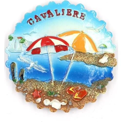 2nd Ocean Serial 3D Printing Resin Soft Magnetic Sea Refrigerator Stickers Best Gift Collective Souvenirs Fridge Home Decoration