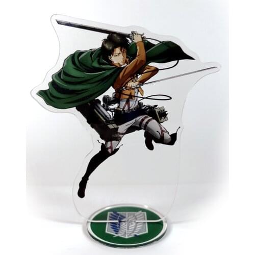 Shingeki no Kyojin Attack on Titan Levi Rivaille battling #B style GM acrylic stand figure model plate holder cake topper anime