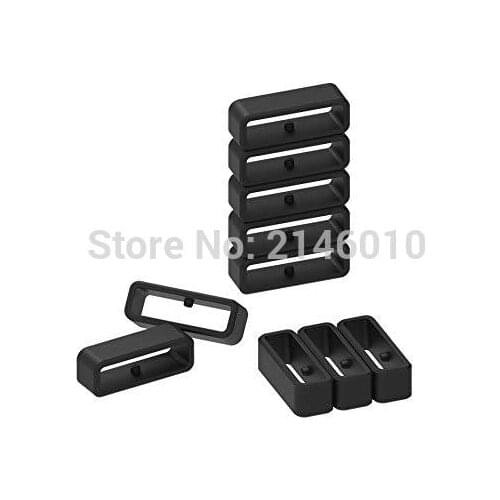 Silicone Connector Keepers Fastener Ring Holders Loop for Garmin Forerunner 220 235 230 620 630 735XT