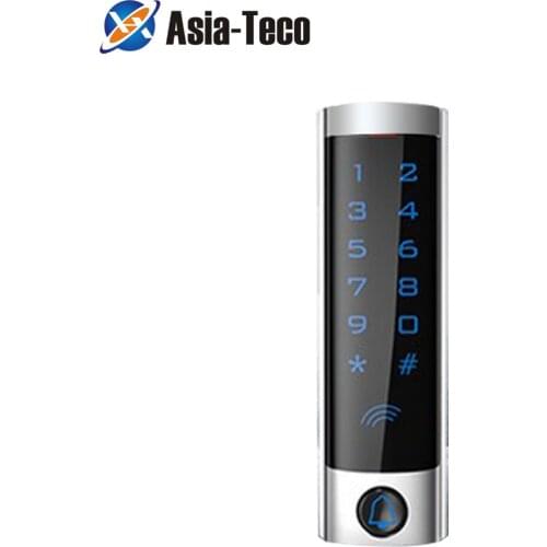 Metal Waterproof touch Keypad Access Control 125KHZ Rfid 13.56MHZ Standalone Access Control System Door Lock T3