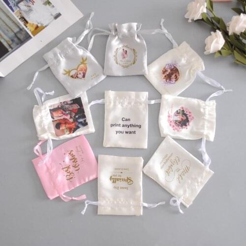 Wedding Favor Candy Bags Sample 10pcs Hot Sell Luxury Custom Print with Logo Candy Sweet Bags