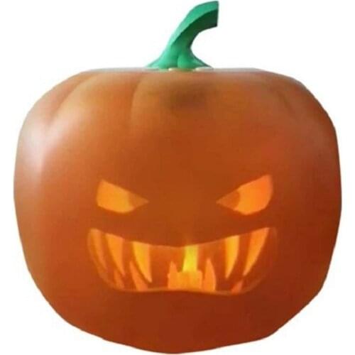 Halloween Flash Talking Singing Animated LED Pumpkin Toy Projection Lamp With Projector Inside for Home Party Decor New Arrival