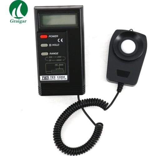 TES-1330A Digital Lux Meter Light Luminance Luxmeter 3 1/2 digit LCD