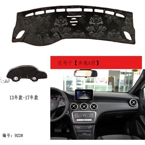 TOMMIA For Benz A class 13-17 Dashboard Pad Cover Dash Mat Anti-Sun Velvet Instrument