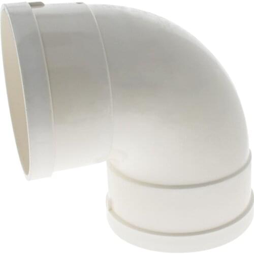 MroMax High Quality Home Improvement PVC Connectors 110x110mm Hardware PVC Pipe Fitting Adapter Components 12*8*6mm 1/2/5pcs