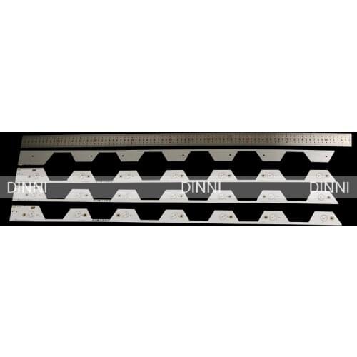 1set=4pcs 7 lamps For TCL L40E5800A-UD LED Backlight 40HR330M07A1 4C-LB4007-YHEX1 TMT-40E5800-4X7-3030C-7S1P