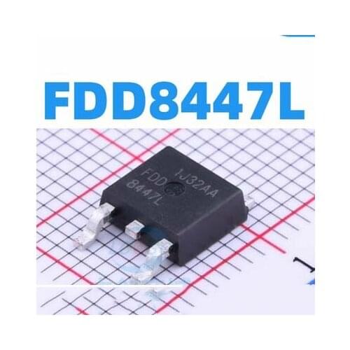 10PCS FDD8447L FDD8447 TO-252 TO252 8447 SMD MOS FET transistor