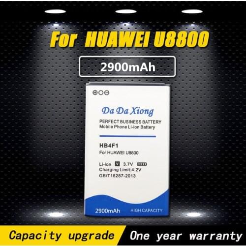 High quality 2900mAh HB4F1 Battery for Huawei U8220 U8230 E5830 E5838 E5 C8600 Pulse E585 Ascend M860 X5 U8800 C8800 Phone