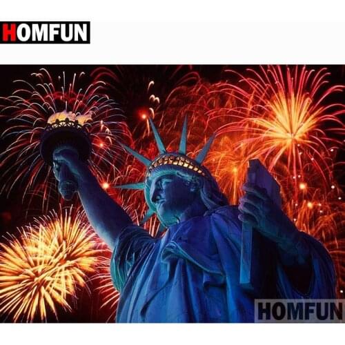 HOMFUN Full Square/Round Drill 5D DIY Diamond Painting "Goddess fireworks" Embroidery Cross Stitch 5D Home Decor A15924