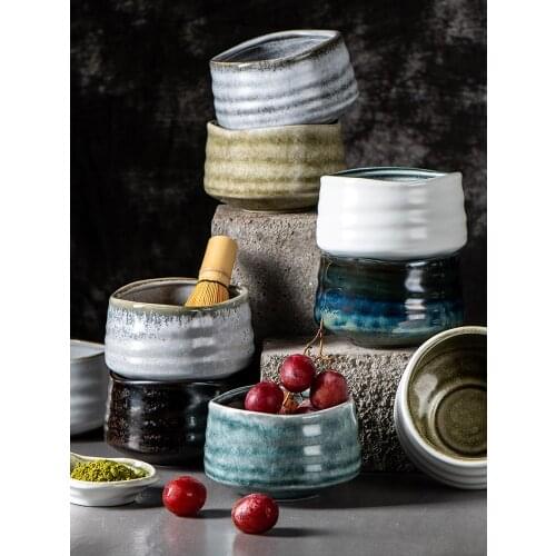 Japanese style Matcha bowl Dessert bowl rice bowl noodle bowl soup bowl salad bowl creative meat flowerpot and flowerpot trays