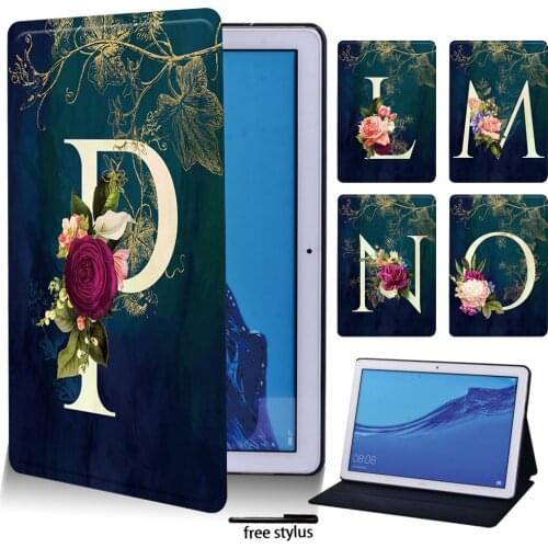 Case for Huawei MediaPad T3 8"/T3 10 9.6"/ T5 10 10.1" Tablet Adjustable Folding Stand Cover for MediaPad M5 Lite 10.1"/M5 10.8"