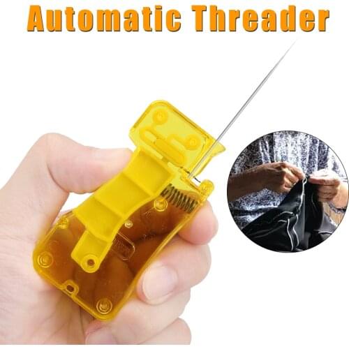 Sewing Needles Parts For Elderly Auto Needle Threader DIY Sewing Tool Automatic Thread Device Home Hand Machine