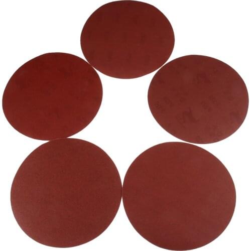 Dophee 10Pcs 9 inch 225mm Round Sandpaper Disk Sand Sheets Grit 80/120/240/320 /800 Hook & Loop Sanding Disc for Sander Grits