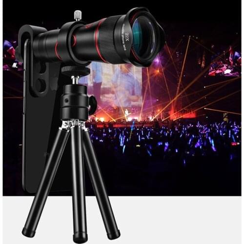 HD Mobile Phone Telescope 4K 22x Zoom Telephoto Lens Whit Bracket External Smartphone Camera Lenses For IPhone Sumsung huawei