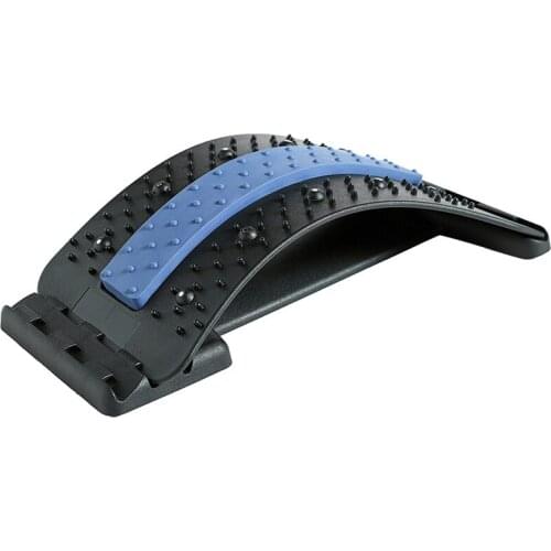 Spine Support Pain Relief Tool Waist Neck Stretch Fitness Lumbar Cervical Magnetic Therapy Multi-Level Adjustable Back Massager