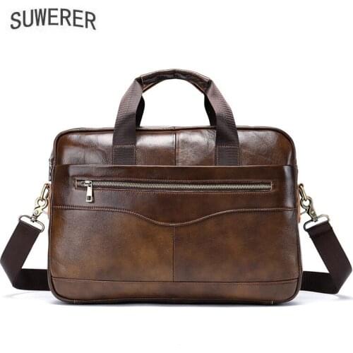 Leather Bag New Style 2021 luxury Handbag Briefcase Business mens bag high quality messenger shoulder bag computer bag