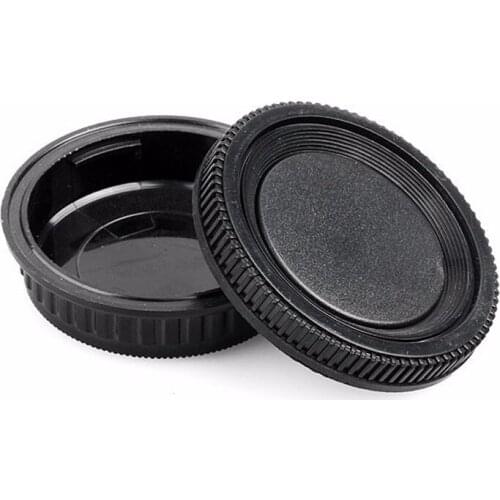 50pair/lot camera Body cap + Rear Lens Cap for K10D K20D K200D K100D K-7 for Pentax PK Ricoh Camera Mount
