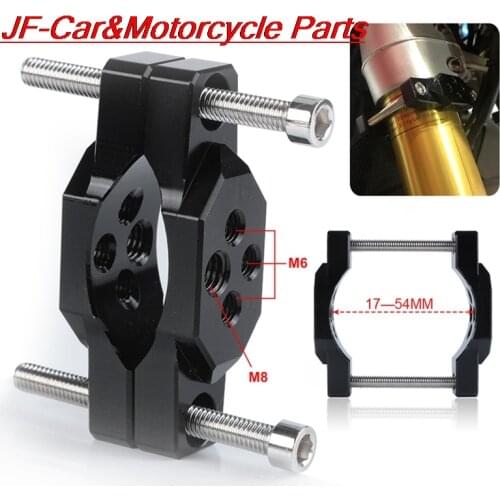 32MM/42MM/54MM Motorcycle Stent Bracket Bumper Clamp Auxiliary Spotlight Clip Light Decoration Motorbike Modified Parts