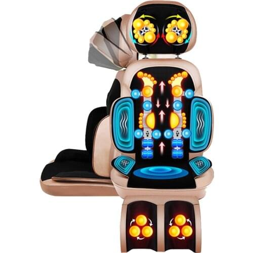 Cervical vertebra massager 220V whole body multi-functional neck shoulder waist cushion household vibration kneading electric