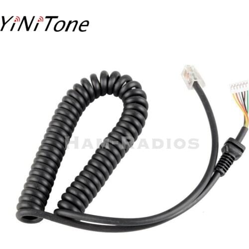 MH-42 MH-48 Speaker Mic Cable Cord Wire for Yaesu MH-48A6J MH-42B6J Microphone for FT-7800 FT-8800 FT-8900 FT-8900R Car Radio