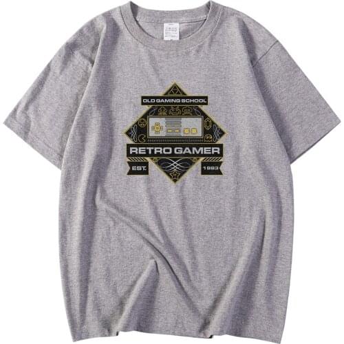 Fashion Comfortable Male T-Shirt Short Sleeve Vintage T Shirts Petro Gamer Cool Printing Clothing Oversized Soft T-Shirts Men