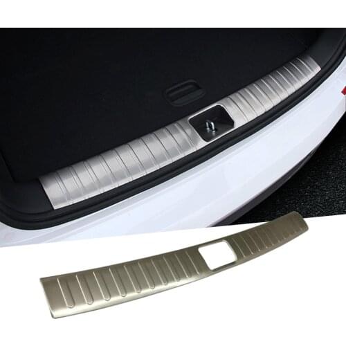 1 Pcs Rear Inner Bumper Cover Door Sill Plate Trim Rear Guard Rearguard Cover For Hyundai Tucson 2015 -2019